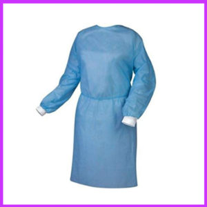 AAMI PB70 Level 2 Blue Isolation Gown (2)